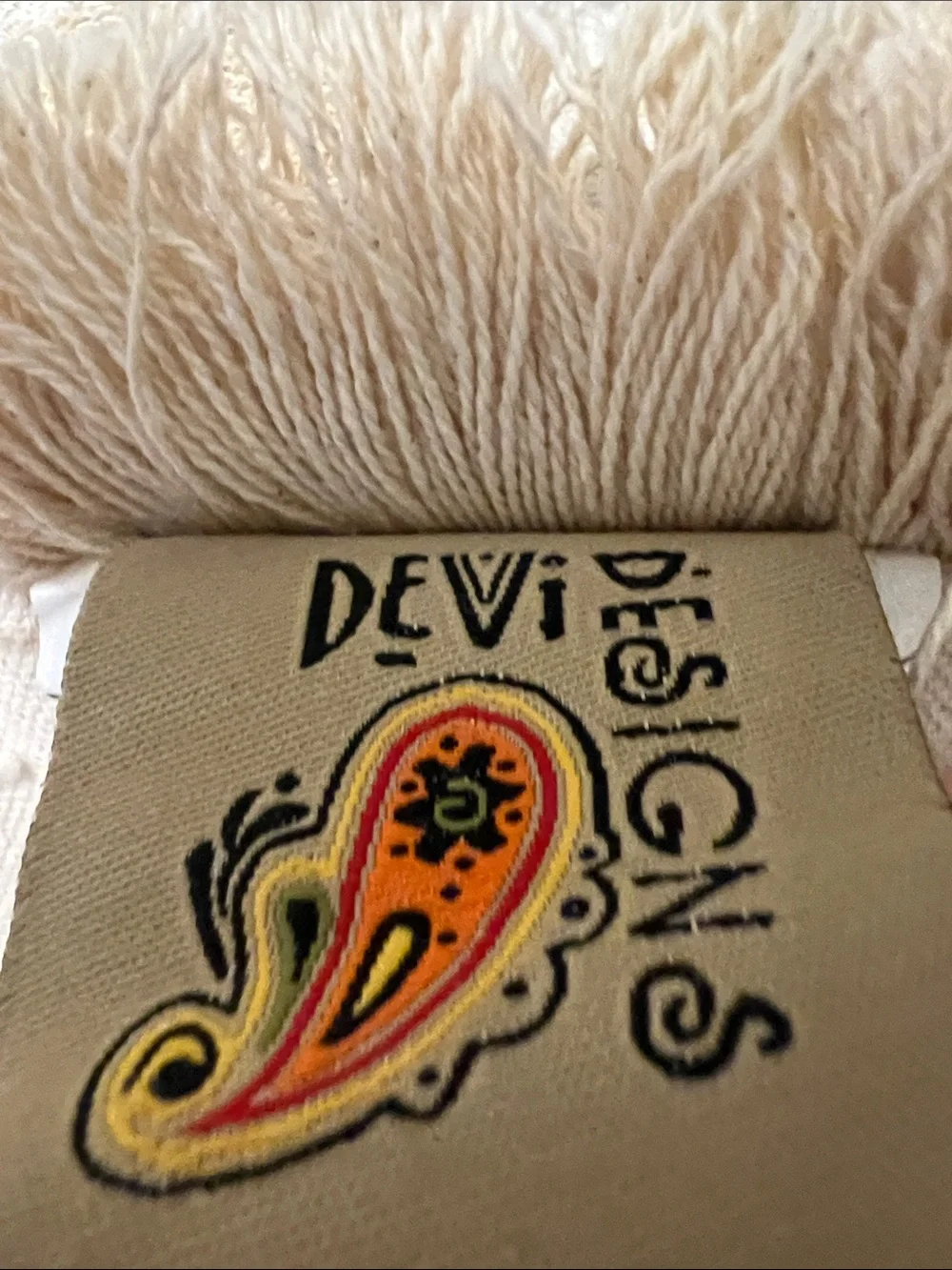 Ikat-Style Pillow by Devi Designs, feather & down insert, zipper closure 16 x 26
